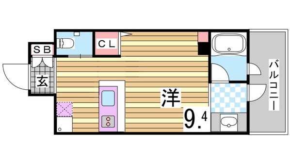 上沢駅 徒歩4分 7階の物件間取画像